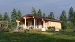 Дом в деревне Глаголево | Строительство и проектировка домов из клееного бруса | СПБ