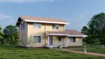 Дом в деревне Ольшанка | Строительство и проектировка домов из клееного бруса | СПБ