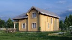 Дом в деревне Рыжиково | Строительство и проектировка домов из клееного бруса | СПБ