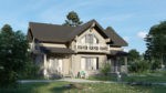 Дом в деревне Суворовы | Строительство и проектировка домов из клееного бруса | СПБ