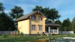 Проект Бк-022 | Строительство и проектировка домов из клееного бруса | СПБ